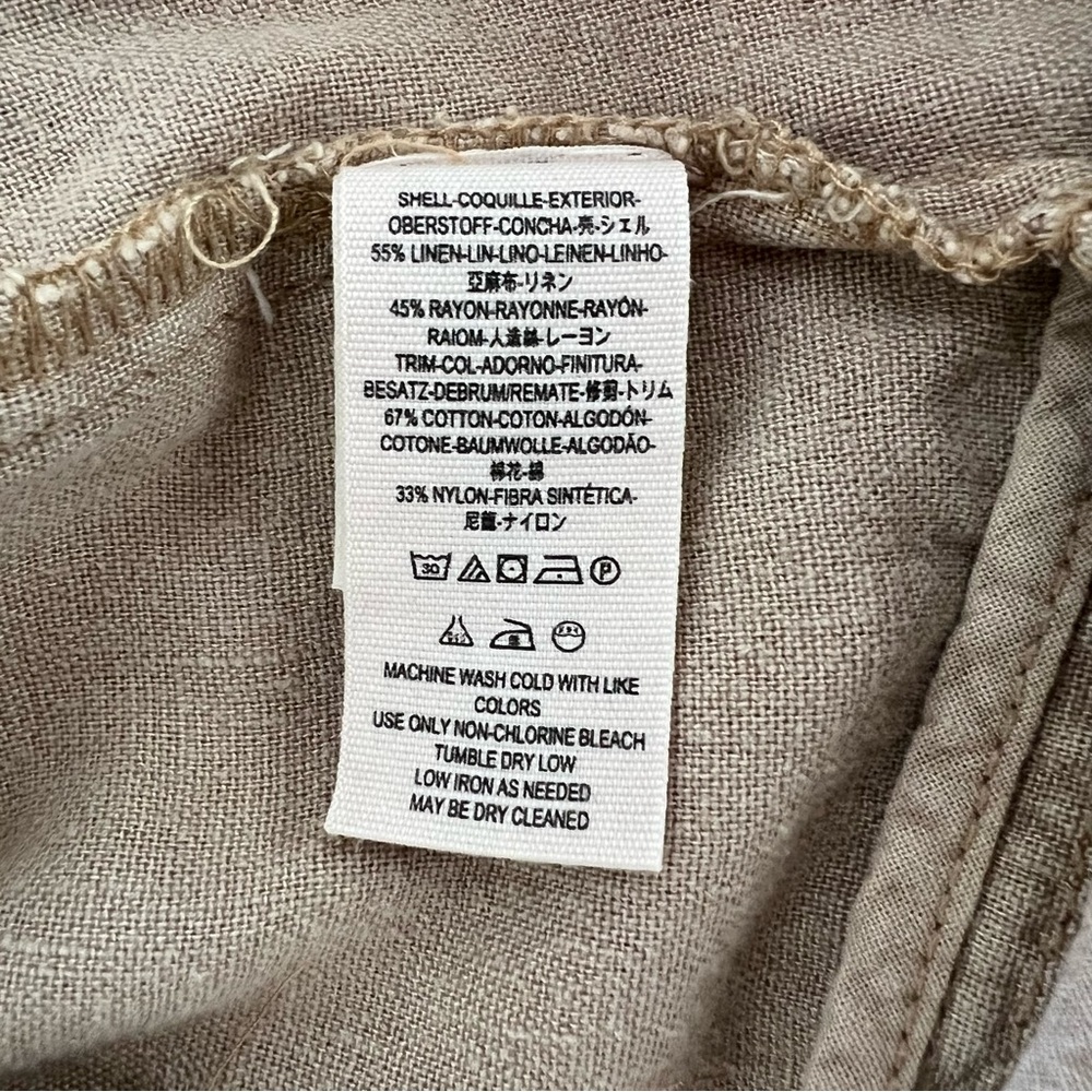 Beige Women's Military-Style Jacket - Picture 11 of 14